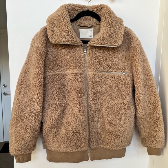 Wilfred Free Shearling Coat - Picture 1 of 3